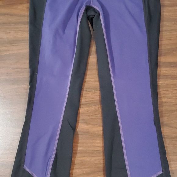 Prana • Gabi Indigo/Purple/Black Full Length Leggings Size Small - Picture 4 of 9